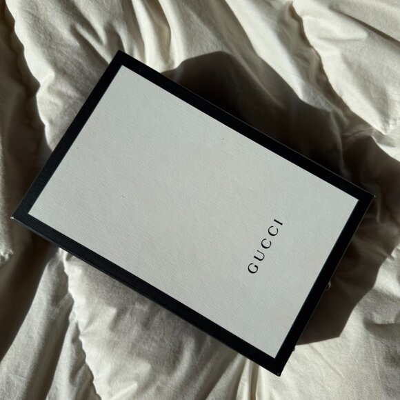 Black Gucci GG Marmont Wallet on Chain Purse - Picture 11 of 15